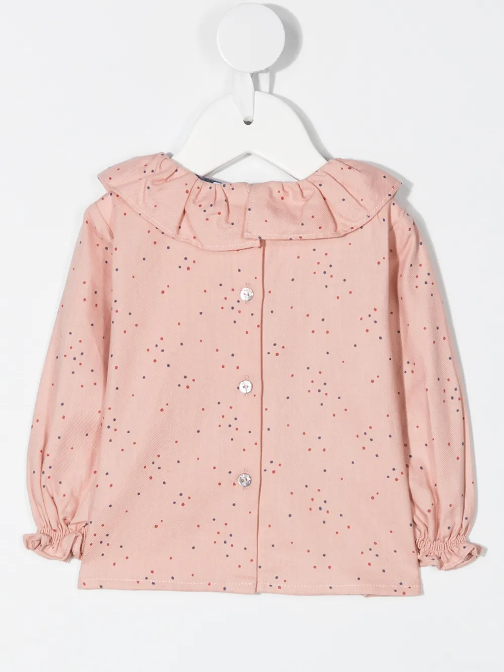 Bild 2 von Knot Bluse mit Rüschenkragen