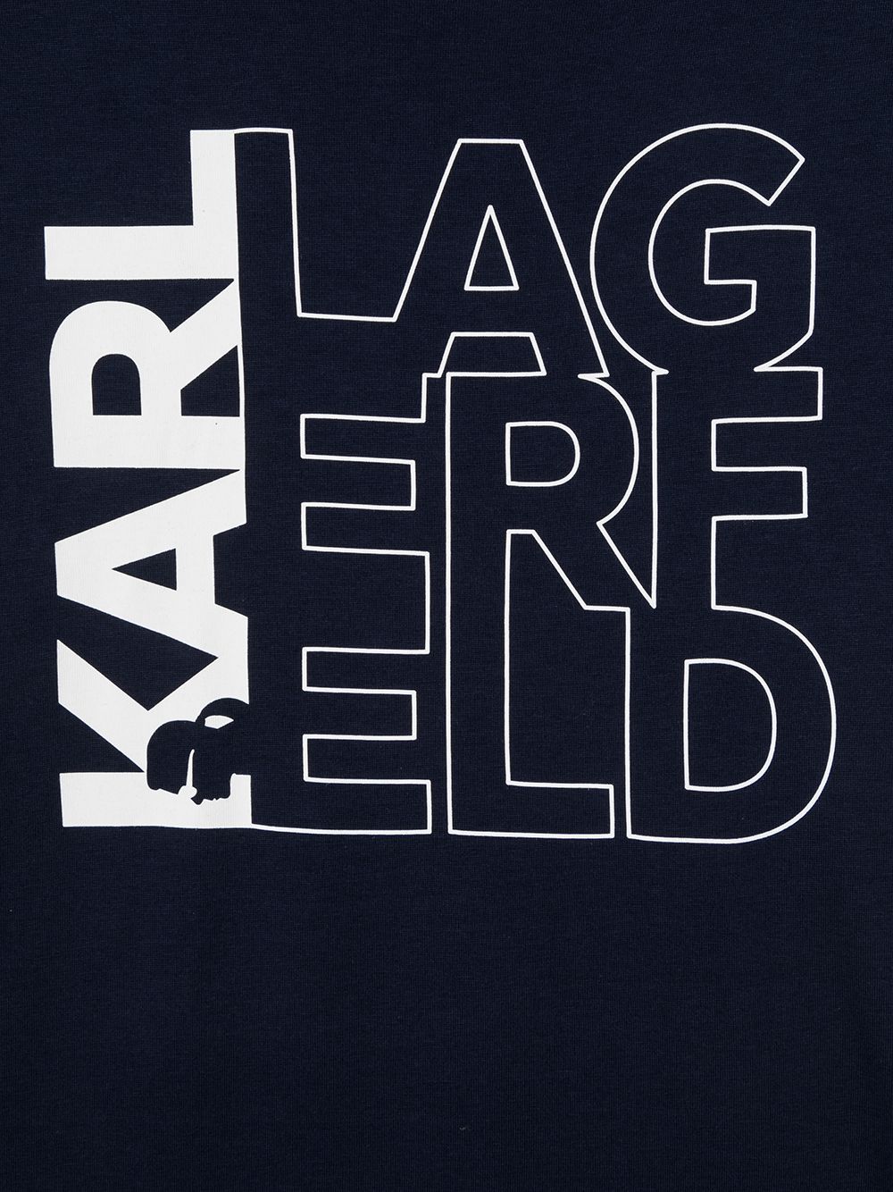 фото Karl lagerfeld kids футболка с логотипом