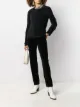 Image 2 of Emporio Armani high-waisted slim-fit trousers