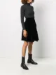 Emporio Armani zipped flared skirt