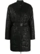 الصورة 1 من Emporio Armani معطف منفوخ بطبعة جرافيك