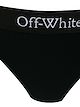 Off-White logo elasticated band bikini