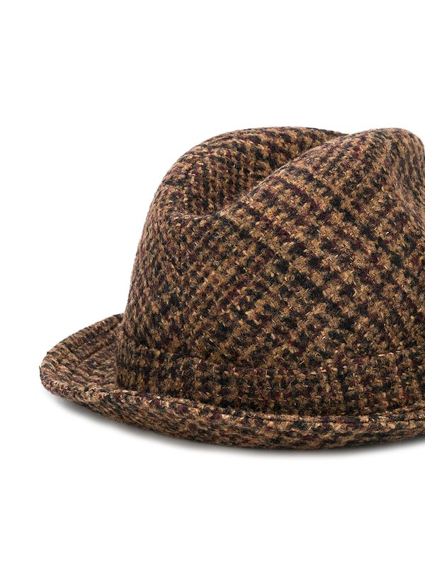 tweed trilby hat