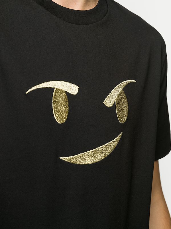 armani black and gold t shirt