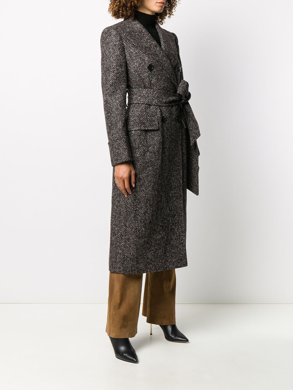 фото Dolce & gabbana двубортное пальто средней длины