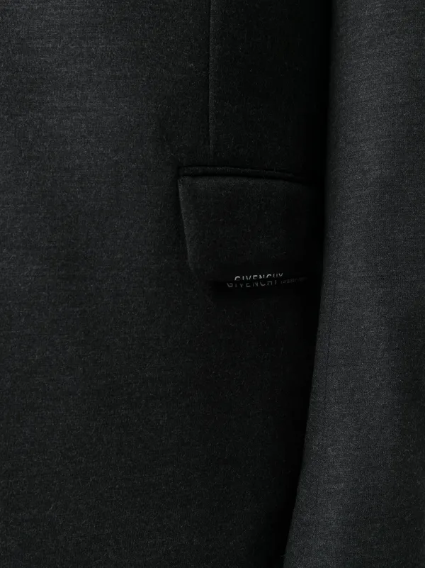 Givenchy بليزر بطبعة شعار وطيات شكل حرف V Farfetch