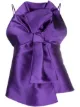 Image 1 of Alberta Ferretti knot detail vest top