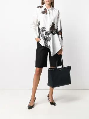valentino black tote bag