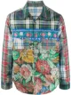 Image 1 of Pierre-Louis Mascia patchwork print long-sleeved shirt