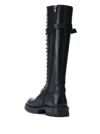 knee-high military boots展示图