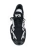 Y-3 contrast panel mesh sneakers