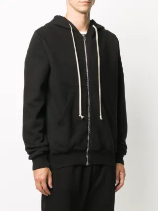 zipped drawstring hoodie展示图