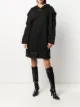 Koché panelled hoodie dress