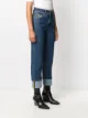 Versace Jeans Couture high-rise turn up jeans