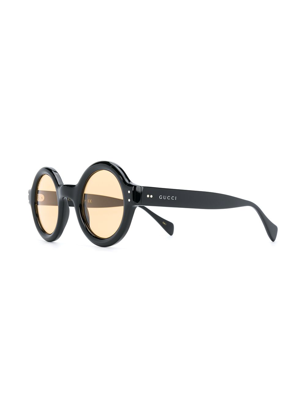Gucci Eyewear Zonnebril met oversized montuur - Zwart