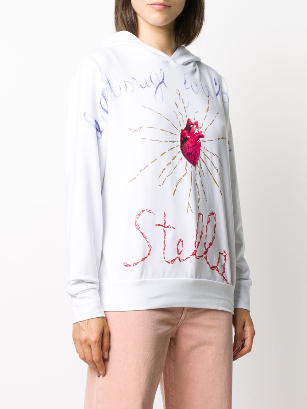 фото Stella jean худи с длинными рукавами и логотипом
