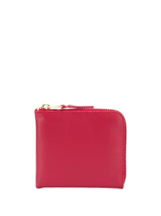 Comme des garcons cheap zip around wallet pink