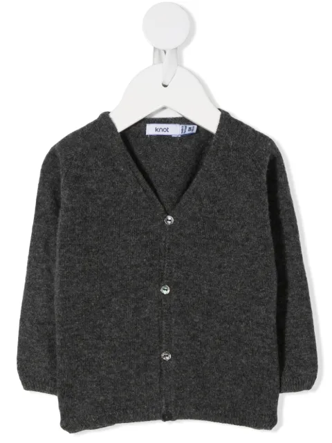 Knot knitted cardigan