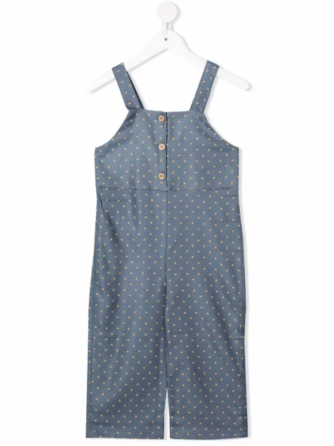 Knot Kiku polka-dot print jumpsuit