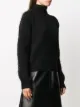 Maison Margiela turtleneck ribbed fuzzy jumper