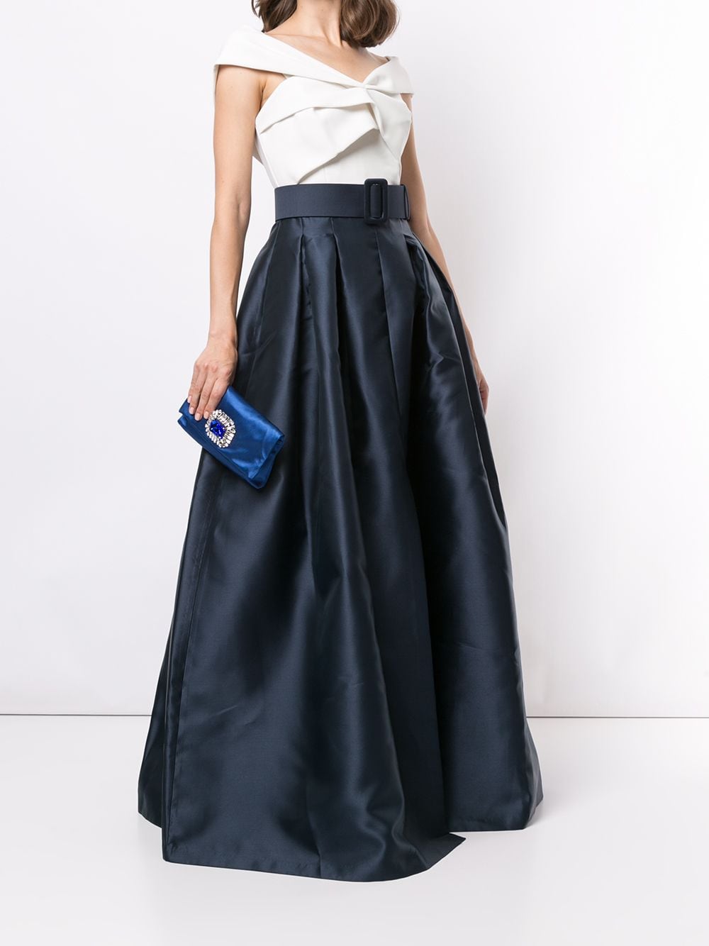 Sachin & Babi Livi Belted Gown - Farfetch