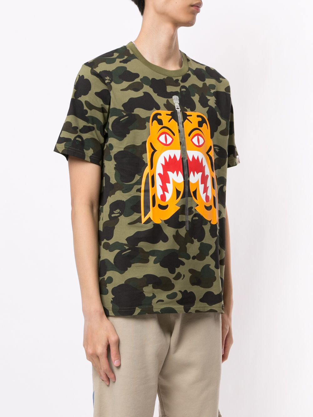 фото A bathing ape® футболка с камуфляжным принтом