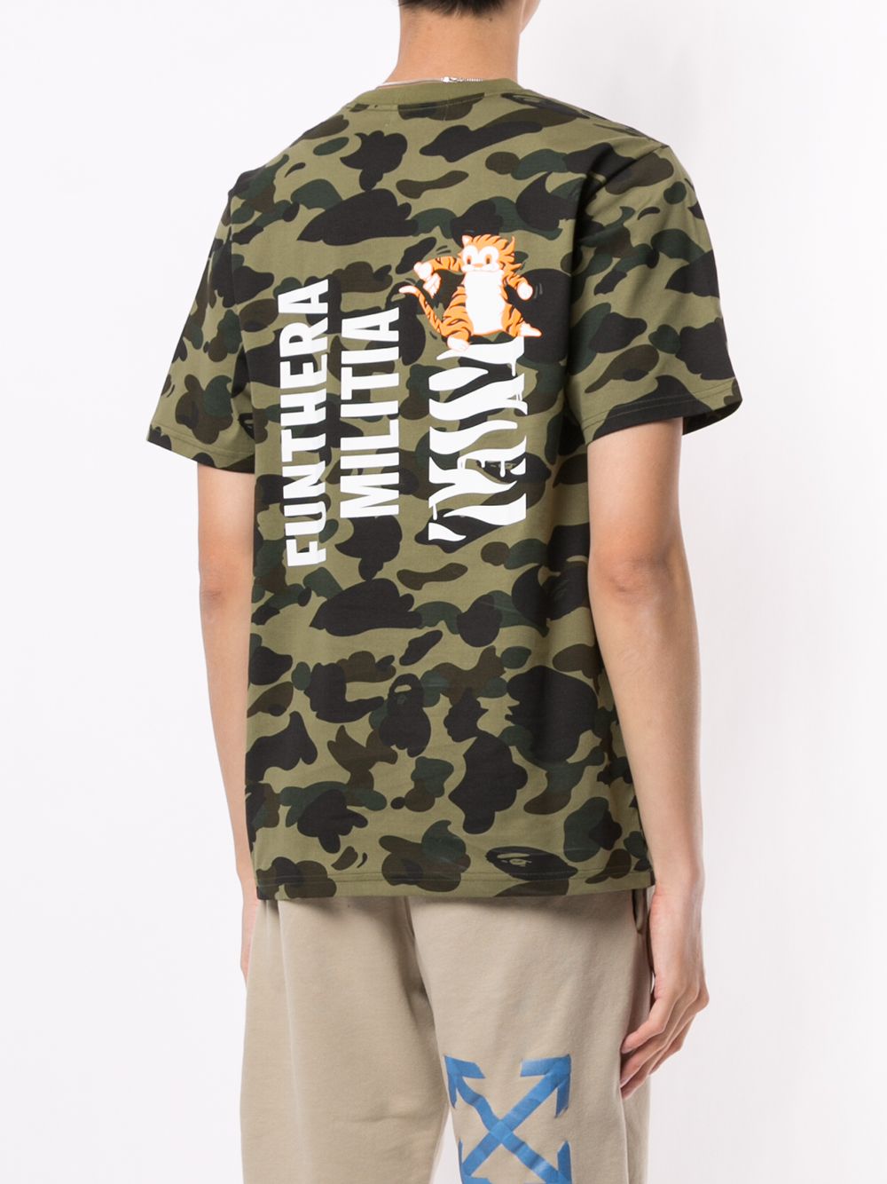 фото A bathing ape® футболка с камуфляжным принтом