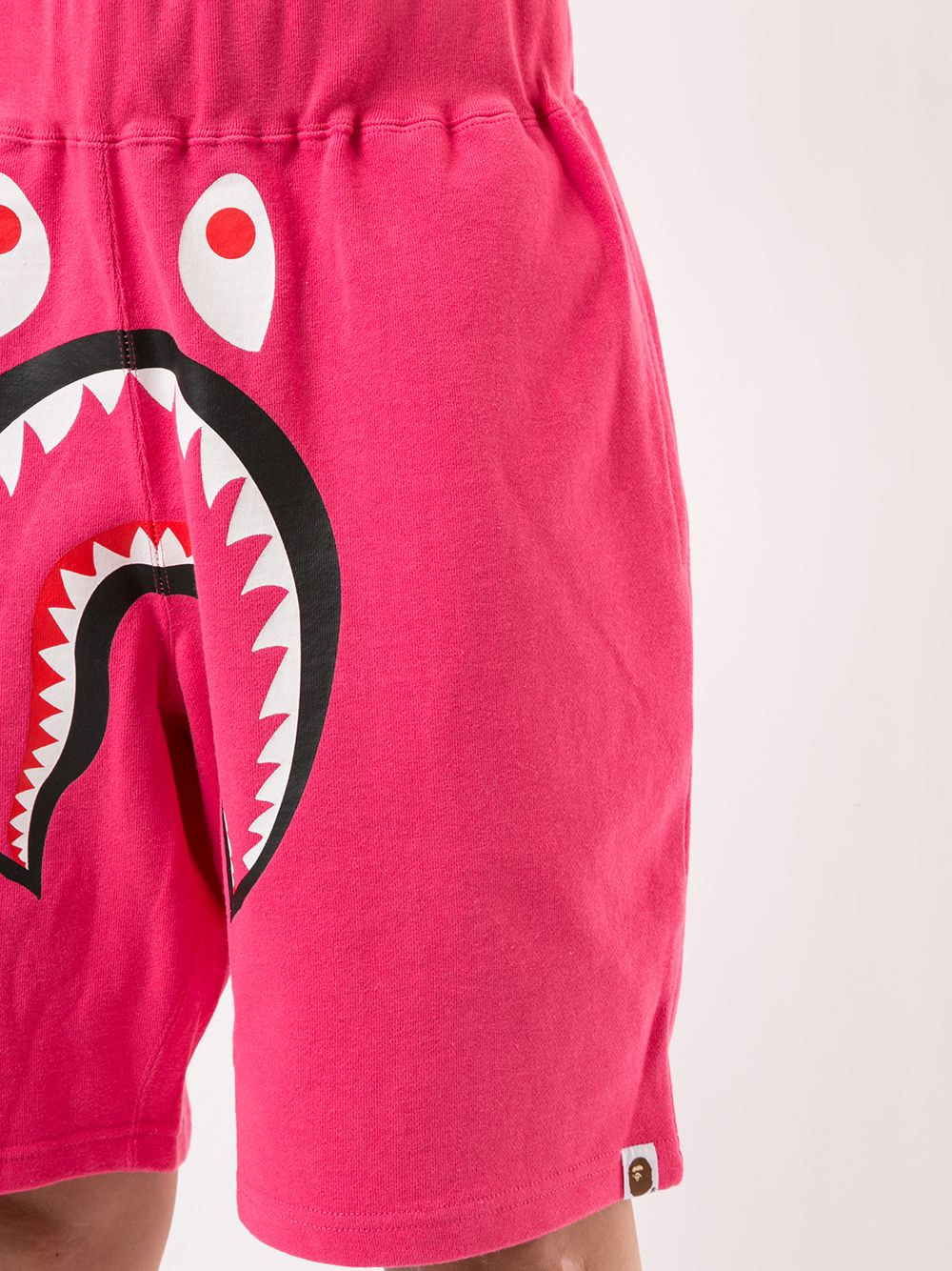 фото A bathing ape® широкие спортивные шорты shark