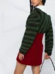 L'Autre Chose quilted velvet mini skirt