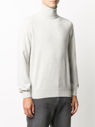 rib-trimmed cashmere jumper展示图