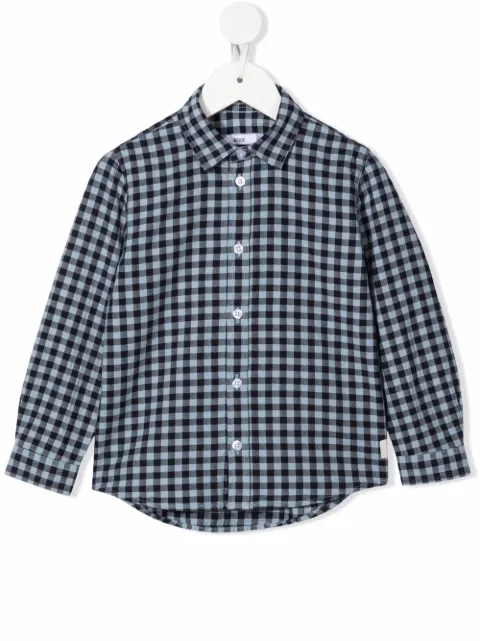 Knot Kentaro gingham-check print shirt
