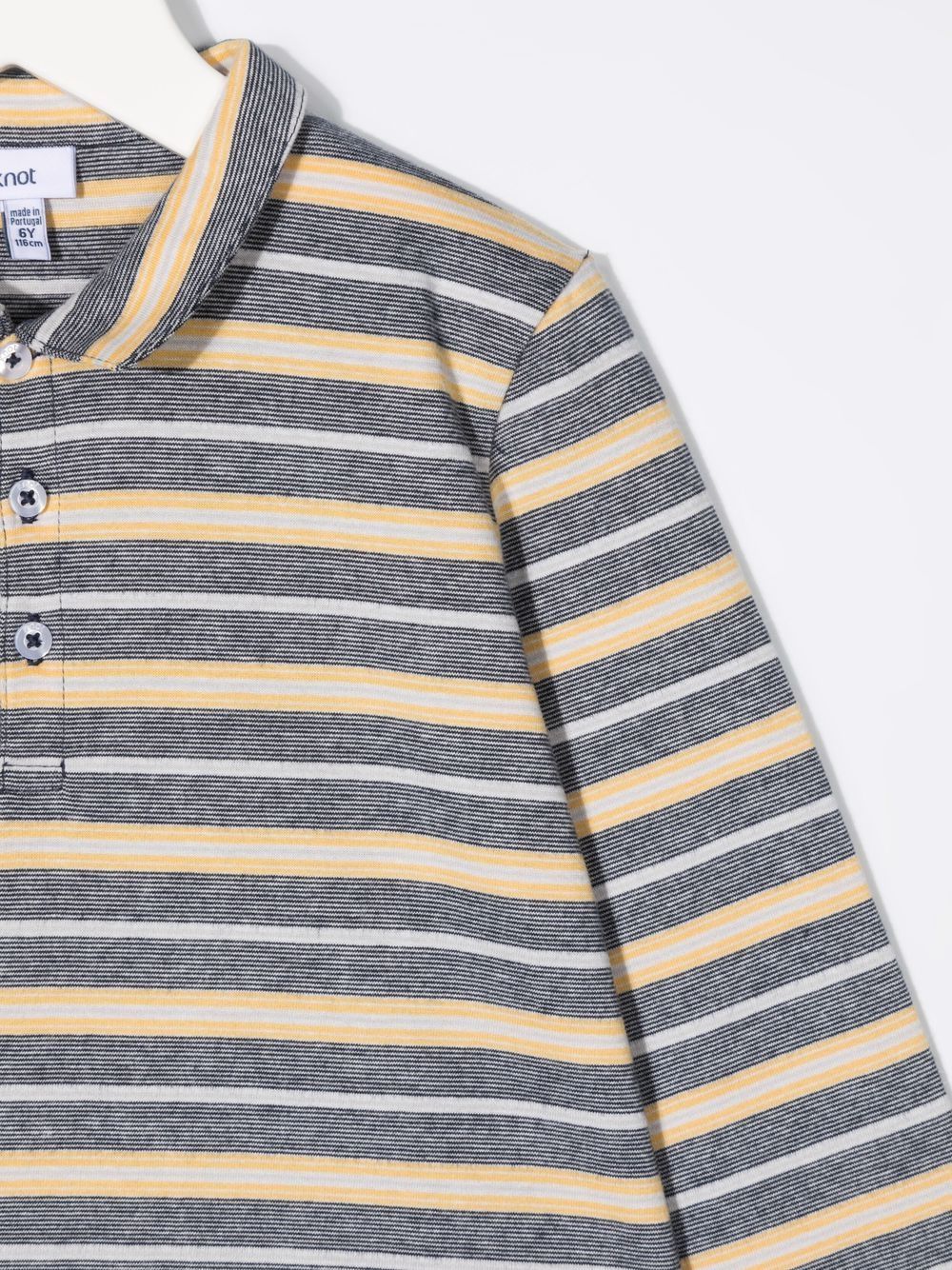 Shop Knot Striped-pattern Polo Shirt In 蓝色