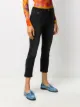 MSGM укороченные джинсы с нашивкой-логотипом