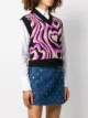 MSGM psychedelic print knitted vest