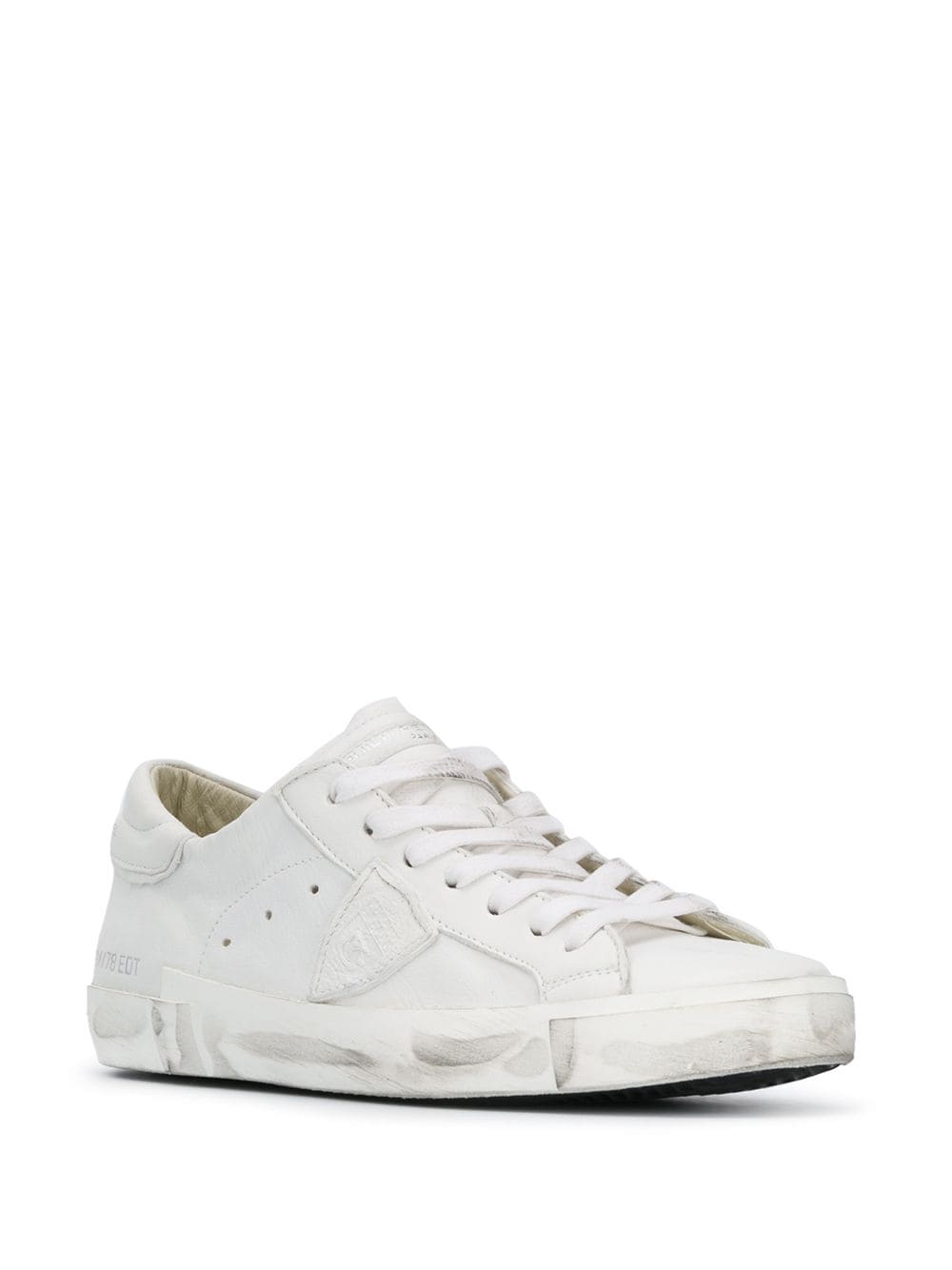 Philippe Model Paris Prsx gerafelde sneakers - Wit