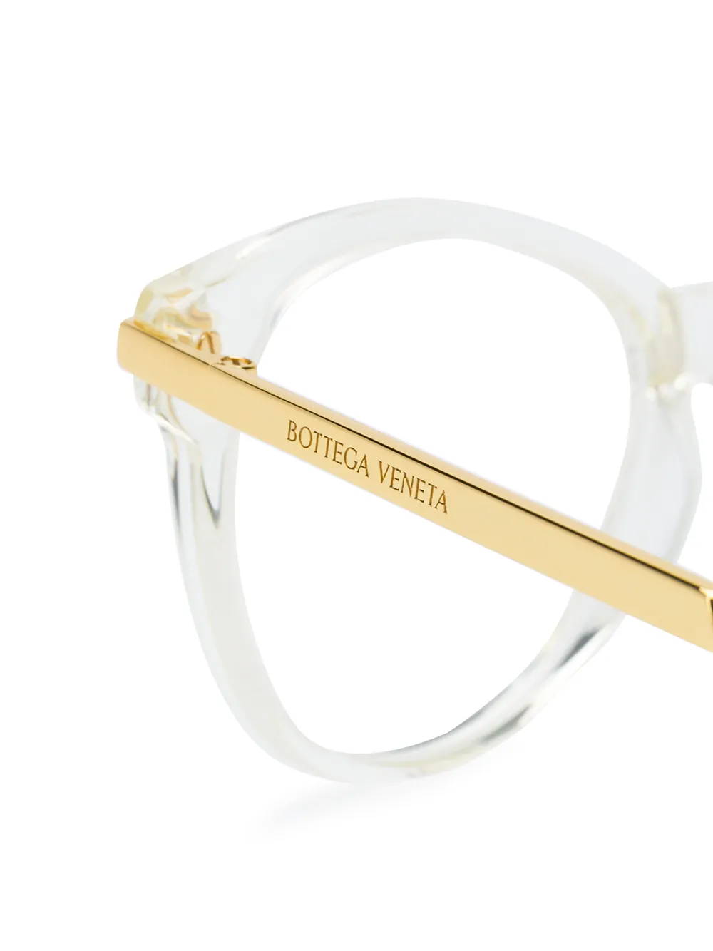 фото Bottega veneta eyewear очки в круглой оправе