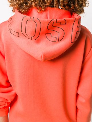 logo-print hoodie展示图