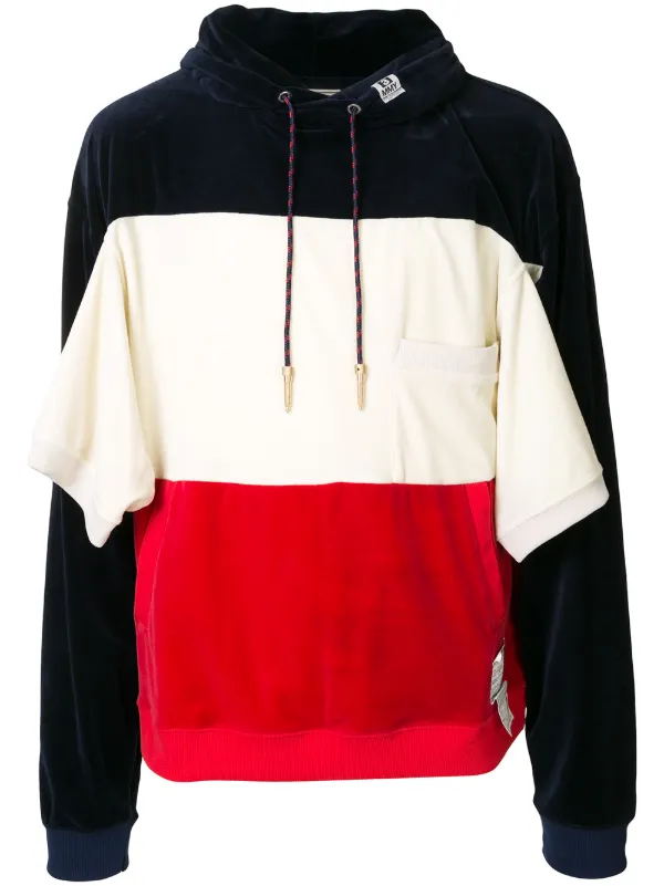white moletom com capuz red writing