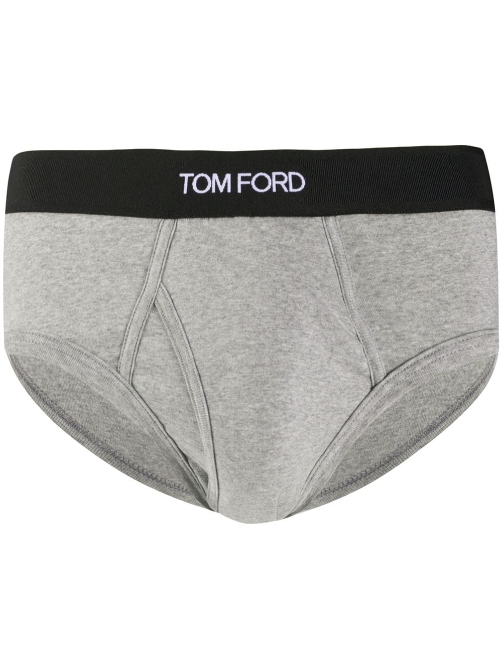 tom ford slip à bande logo - gris