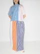Image 2 of Plan C patchwork maxi shirt dress