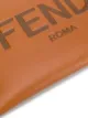 Fendi debossed logo clutch bag