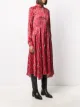 Mulberry فستان تويل بكسرات