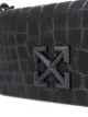 Off-White شنطة كروس بنقش جلد التمساح