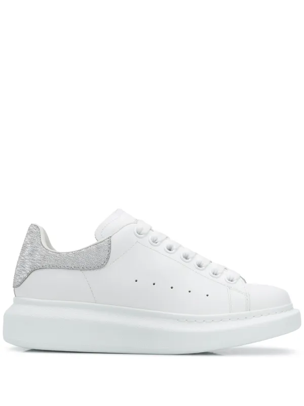 alexander mcqueen oversized trainers womens