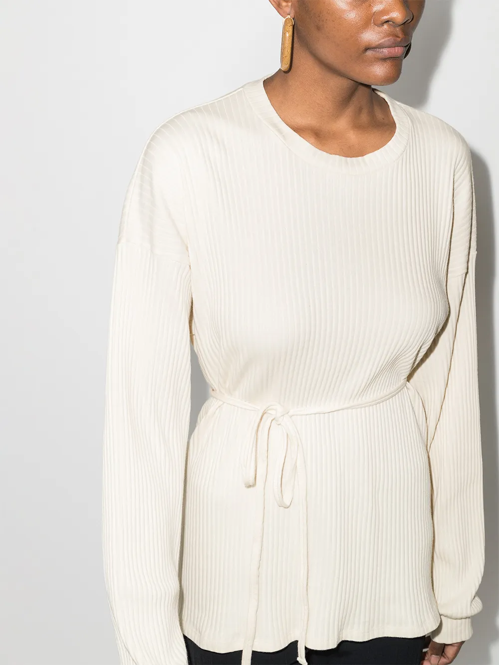 Baserange Shaw Belted Oversized Sweatshirt - Farfetch