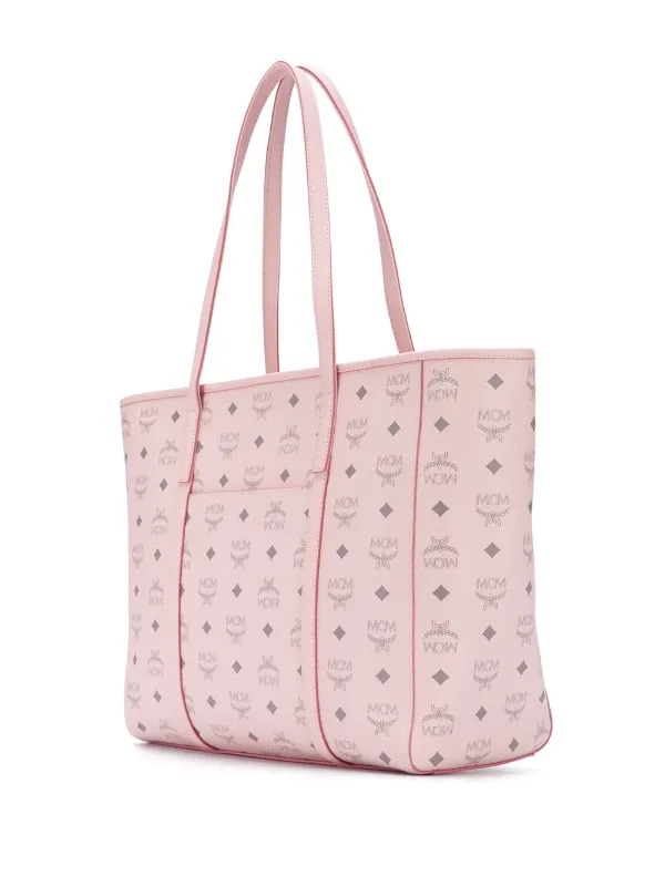 pink mcm tote