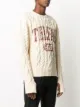 Telfar cable knit logo jumper