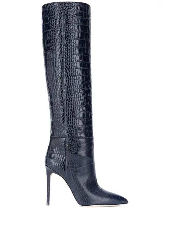 croc knee high boots
