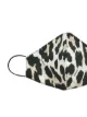 Pinko leopard print face mask