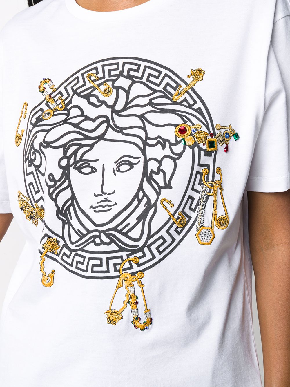 Versace Print белая майка